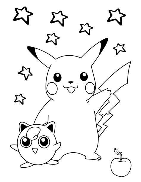 pokemon colering pages|Pokemon Coloring pages for kids (Free PDF。